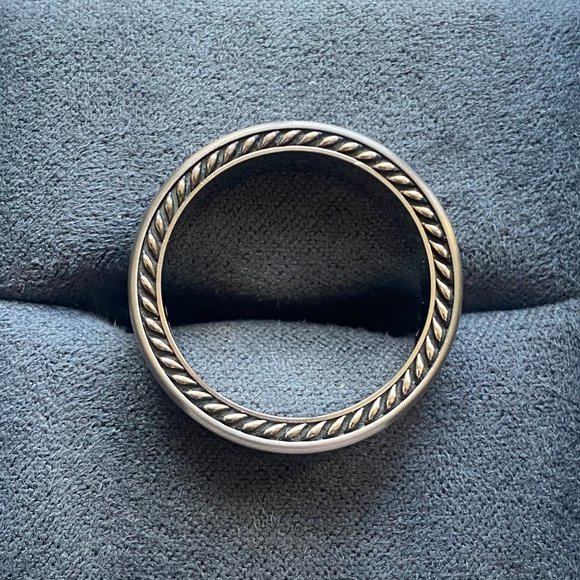 David Yurman Other - Mens David Yurman Streamline Band Ring in Grey Titanium | Size 11